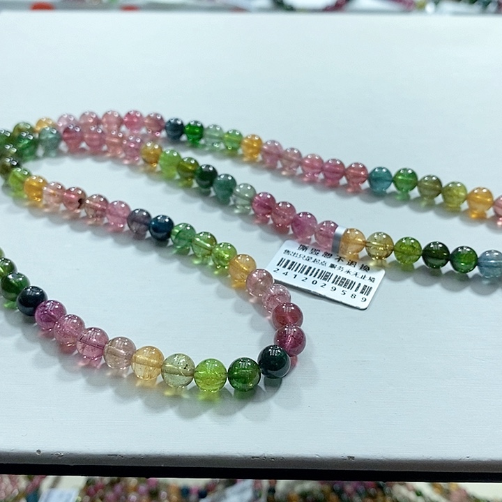 碧玺手链未镶嵌多样性发一条