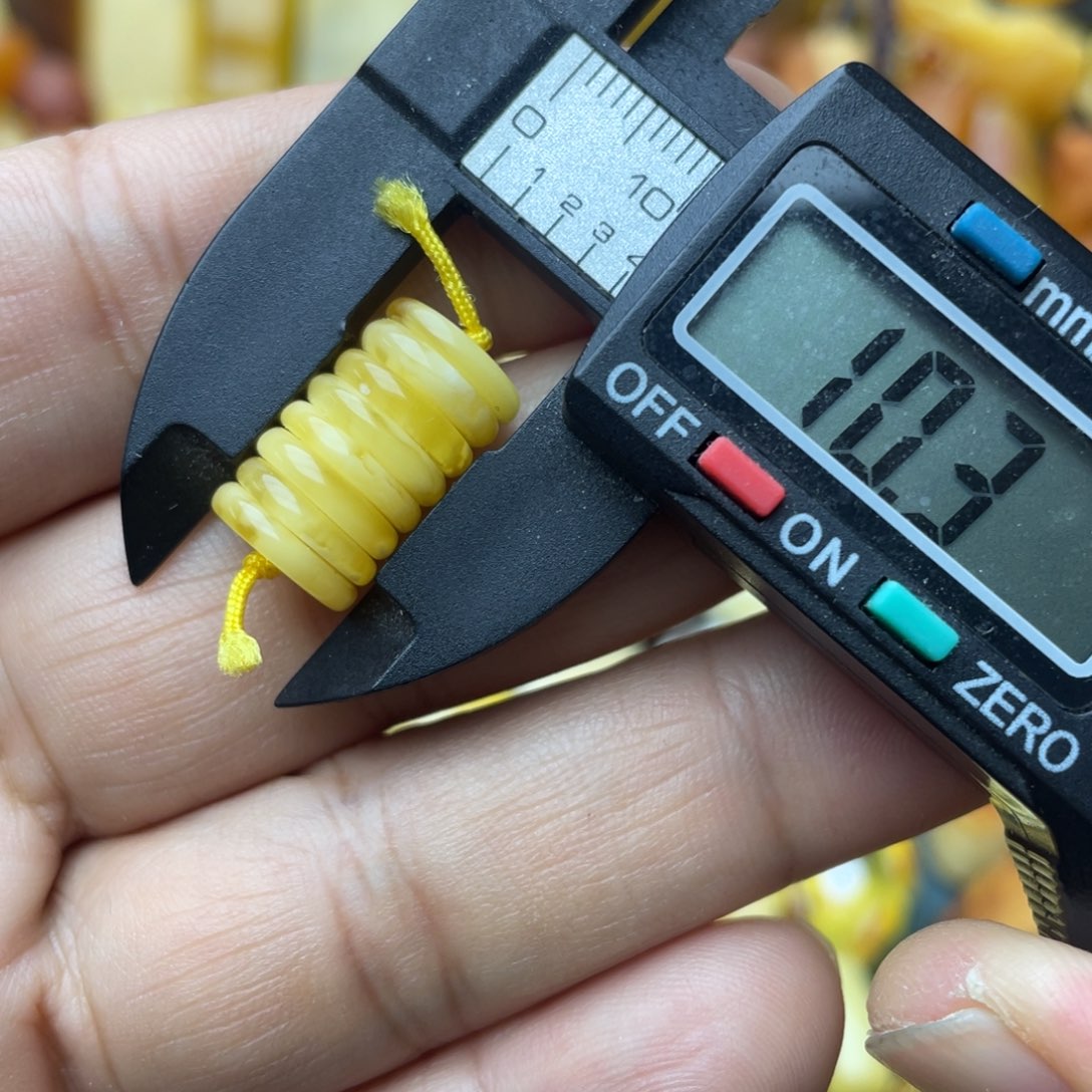 蜜蜡颈饰未镶嵌蜜蜡隔片