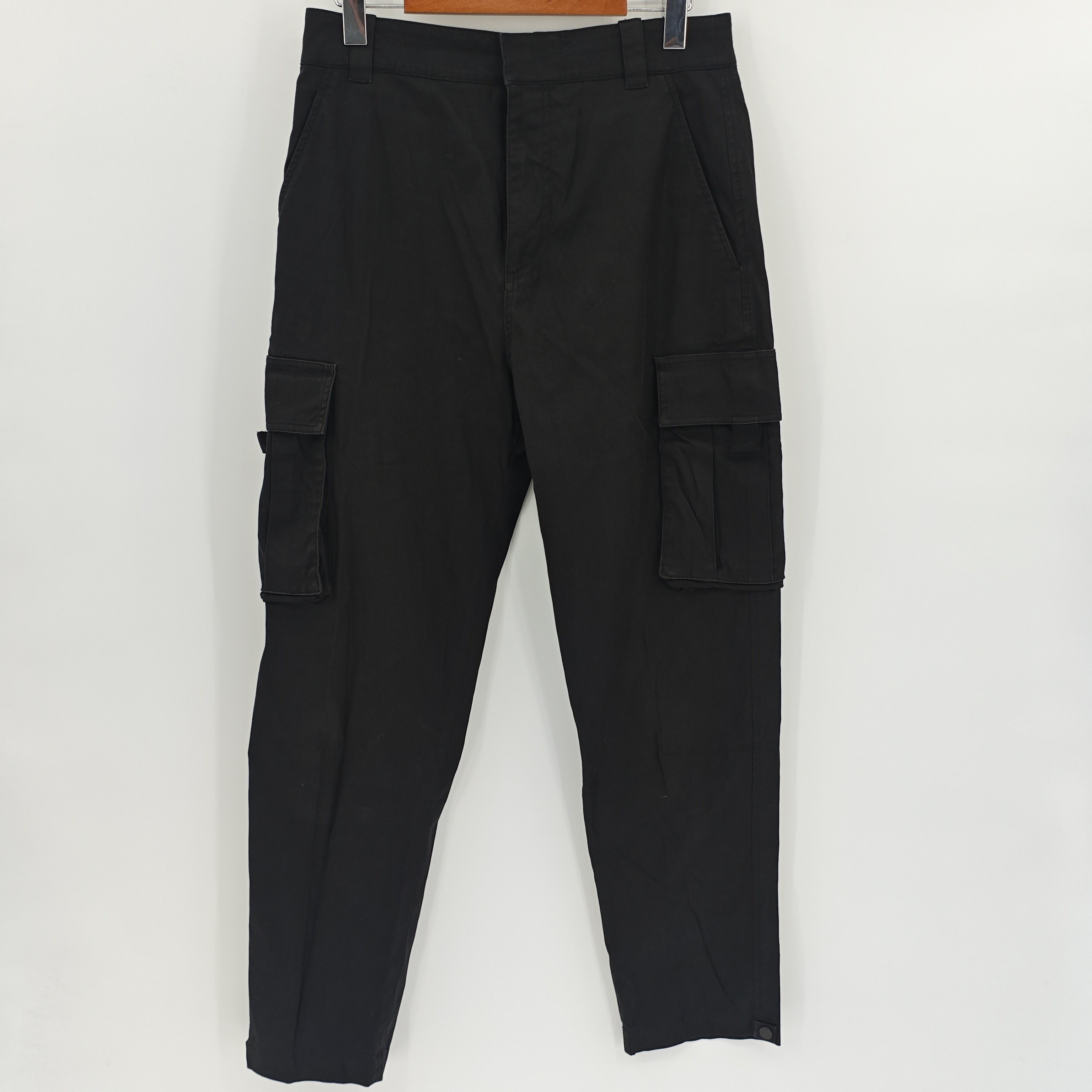 99新 DIOR/迪奥 黑色多口袋工装直筒休闲裤/46码/Sw24754