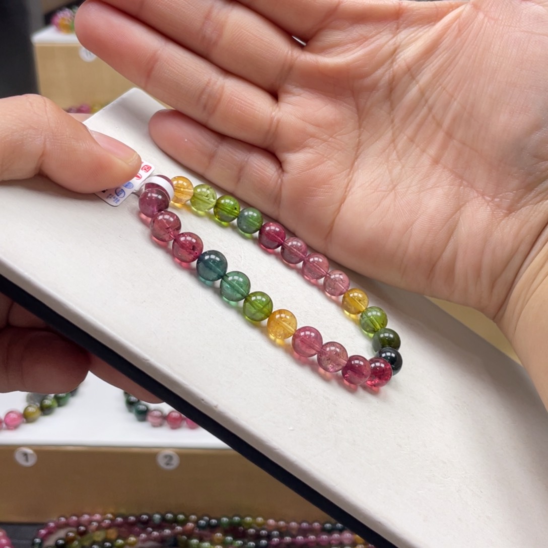 碧玺手串未镶嵌7.8mmmmmmmmmmmmmmmmmmmm