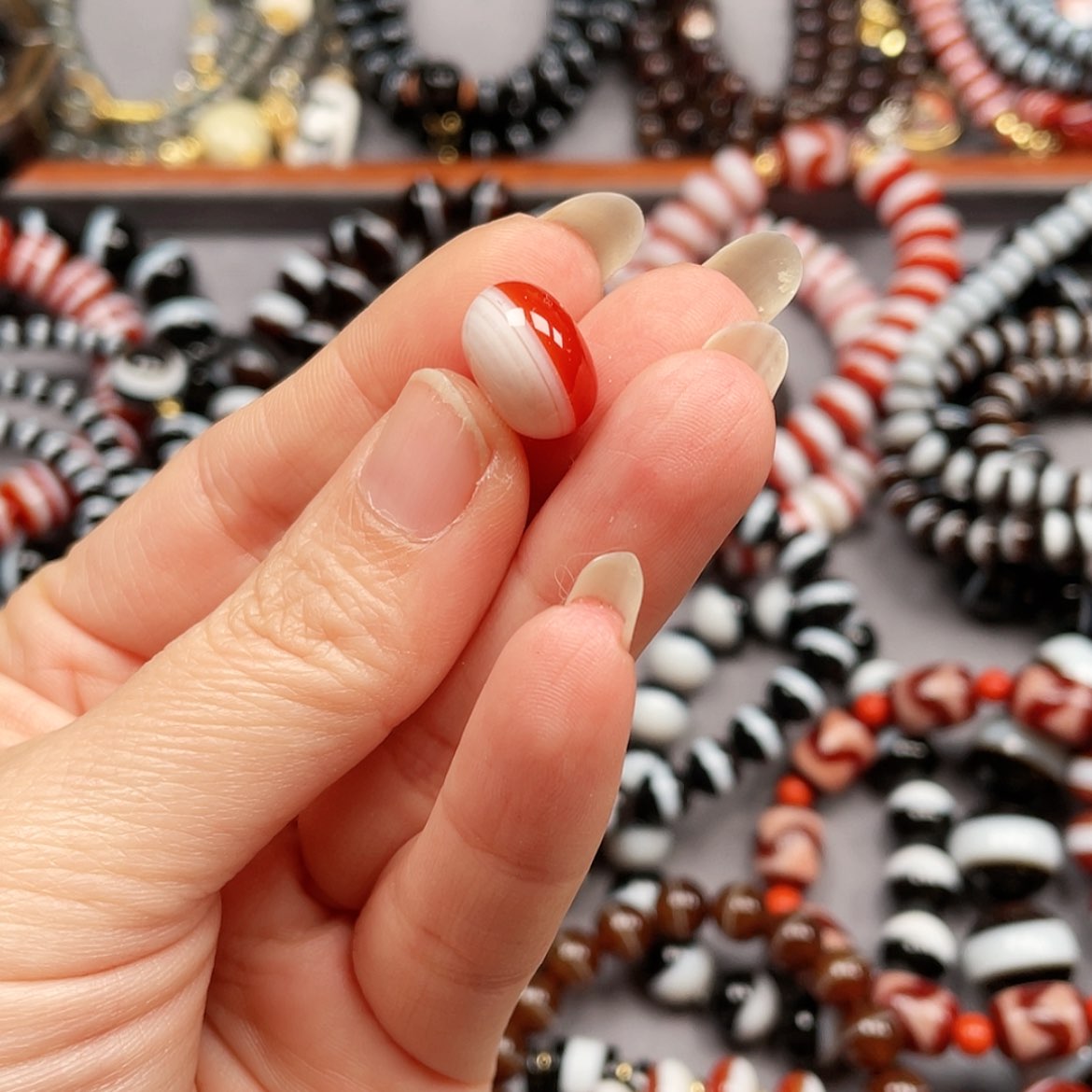 【闪购商品】合金玛瑙/玉髓珠宝半成品情***月