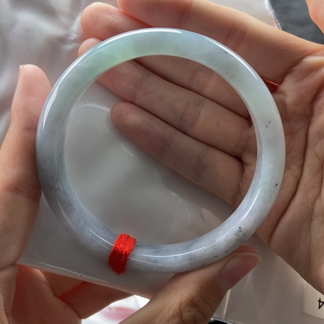 翡翠未镶嵌手镯62正圈