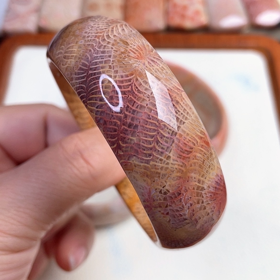 【闪购商品】硅化玉手链未镶嵌灵****)