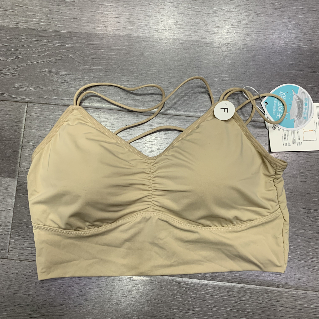 轻薄透气贴身无痕女士夏季内衣美背吊带背心