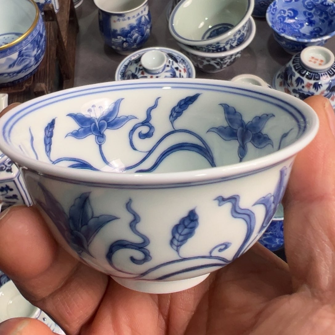 摆件墨*西景德镇青花瓷器