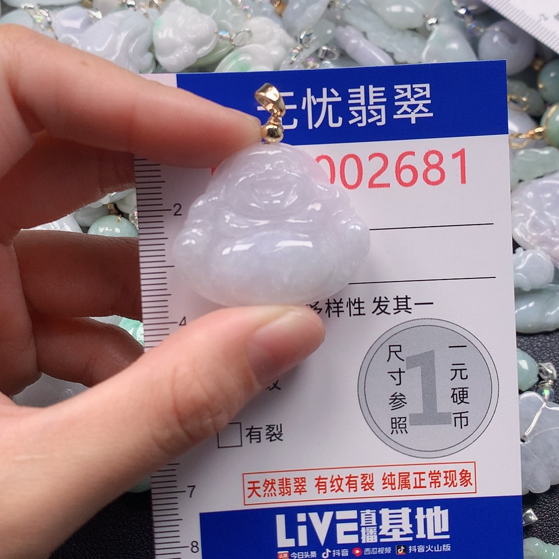 颈饰未镶嵌翡翠 