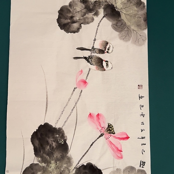 国画云老师画作画作
