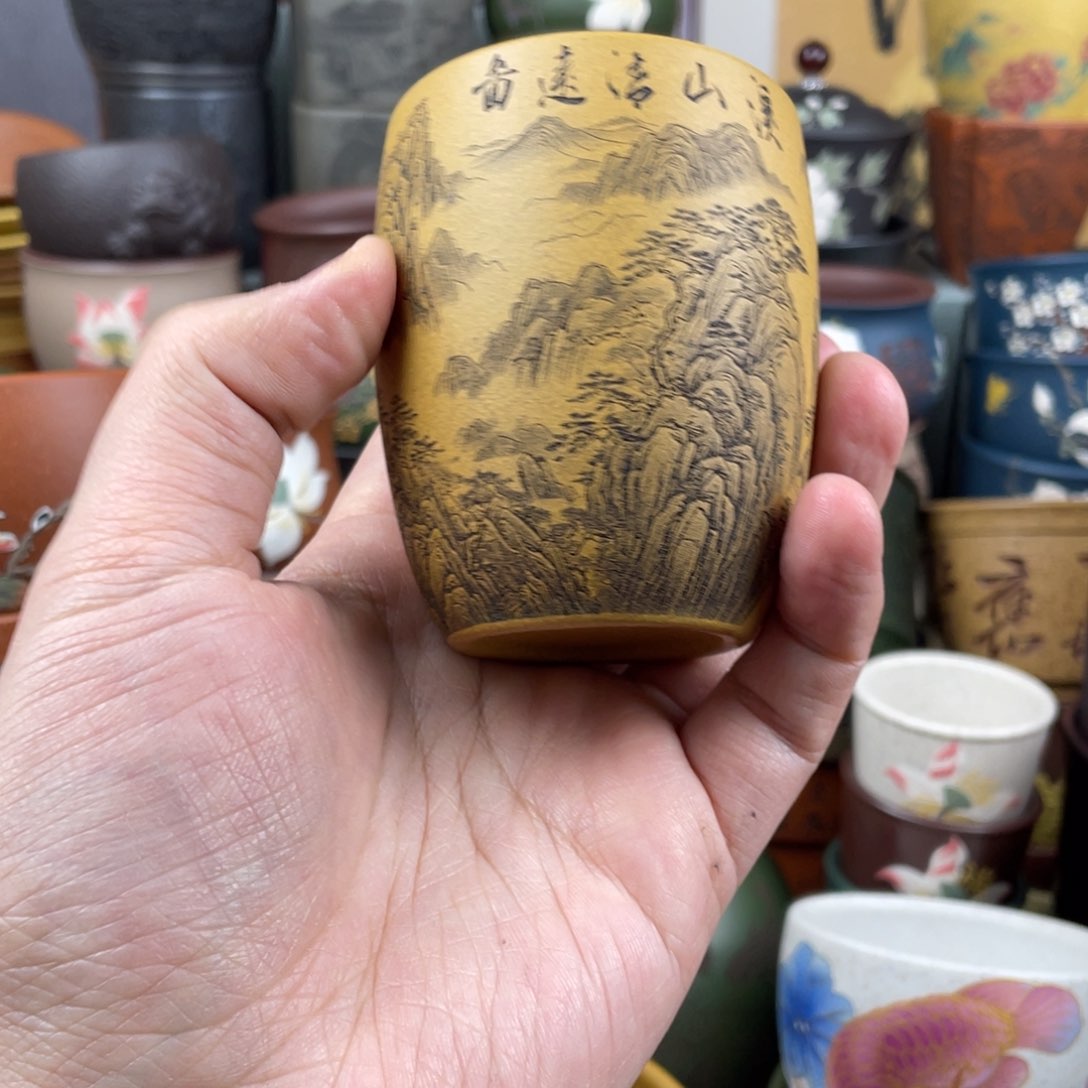 紫砂茶杯紫砂茶杯