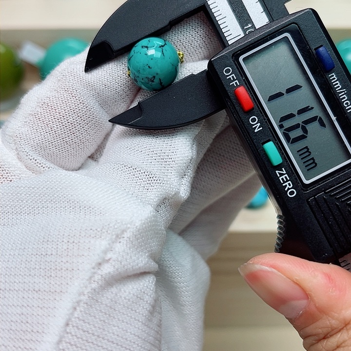 绿松石圆珠未镶嵌