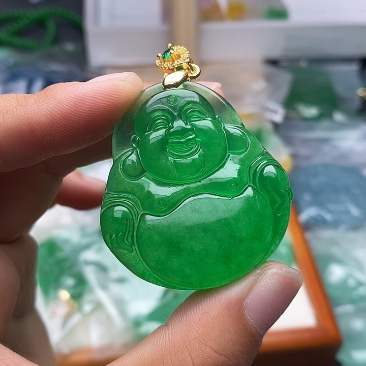 翡翠未镶嵌颈饰243手串