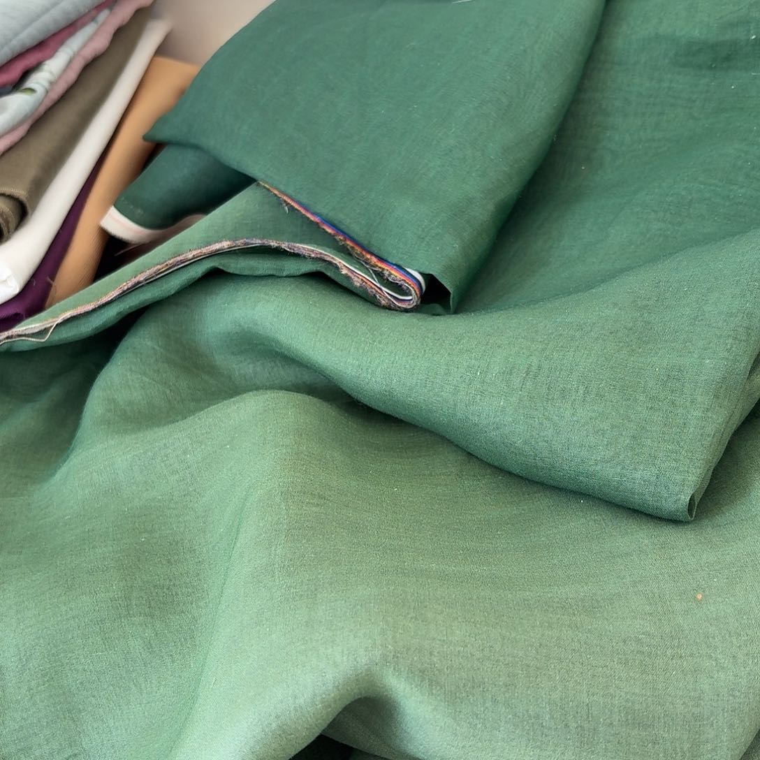 麻4.8米渐变纯苎麻面料