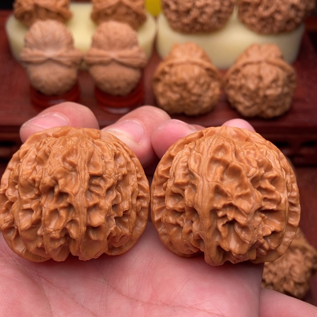 桃核把件老树大苹果园43