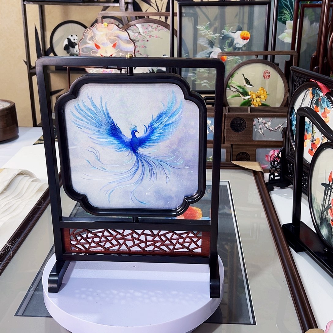 织绣苏绣摆台手工精工