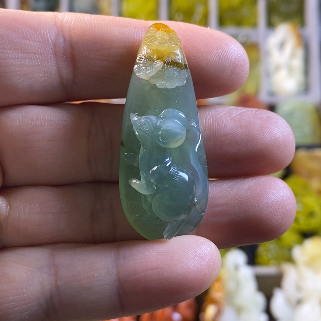 合金蛇纹石玉颈饰