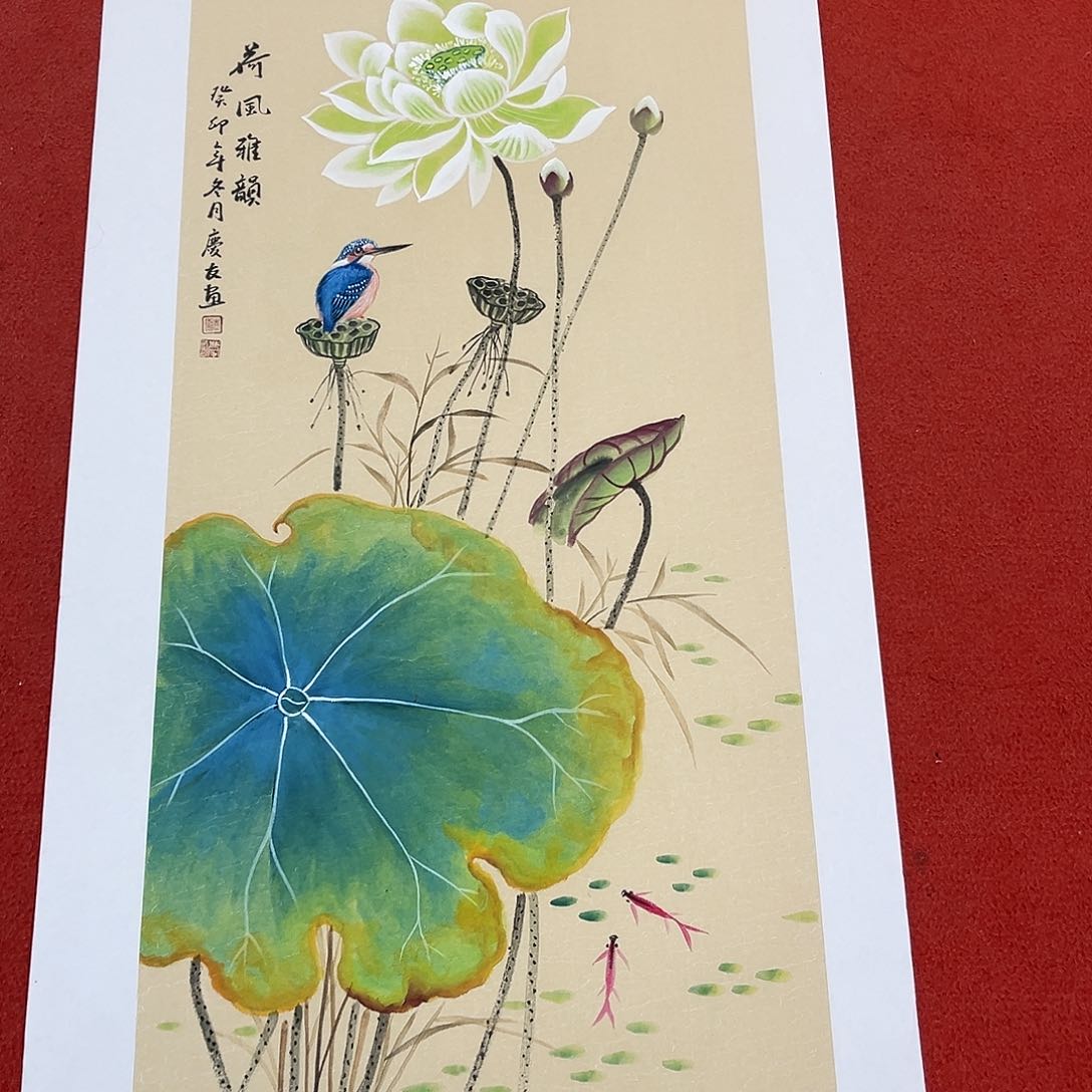 国画手绘国画作品