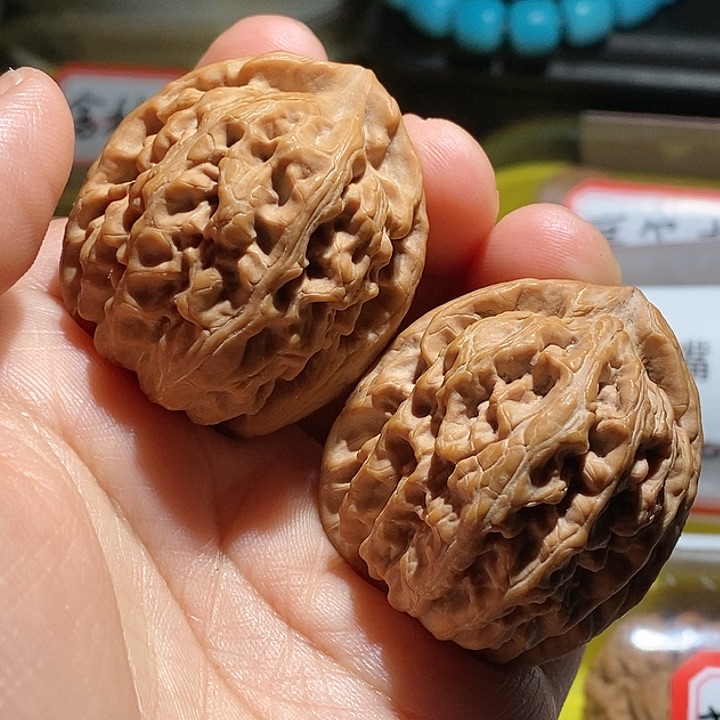 【闪购商品】吊坠文玩核桃W***e红锦鲤