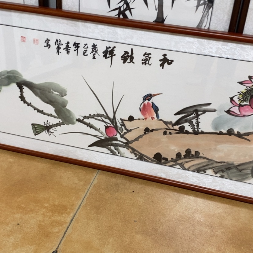 【闪购商品】国画手绘国画带框162.44