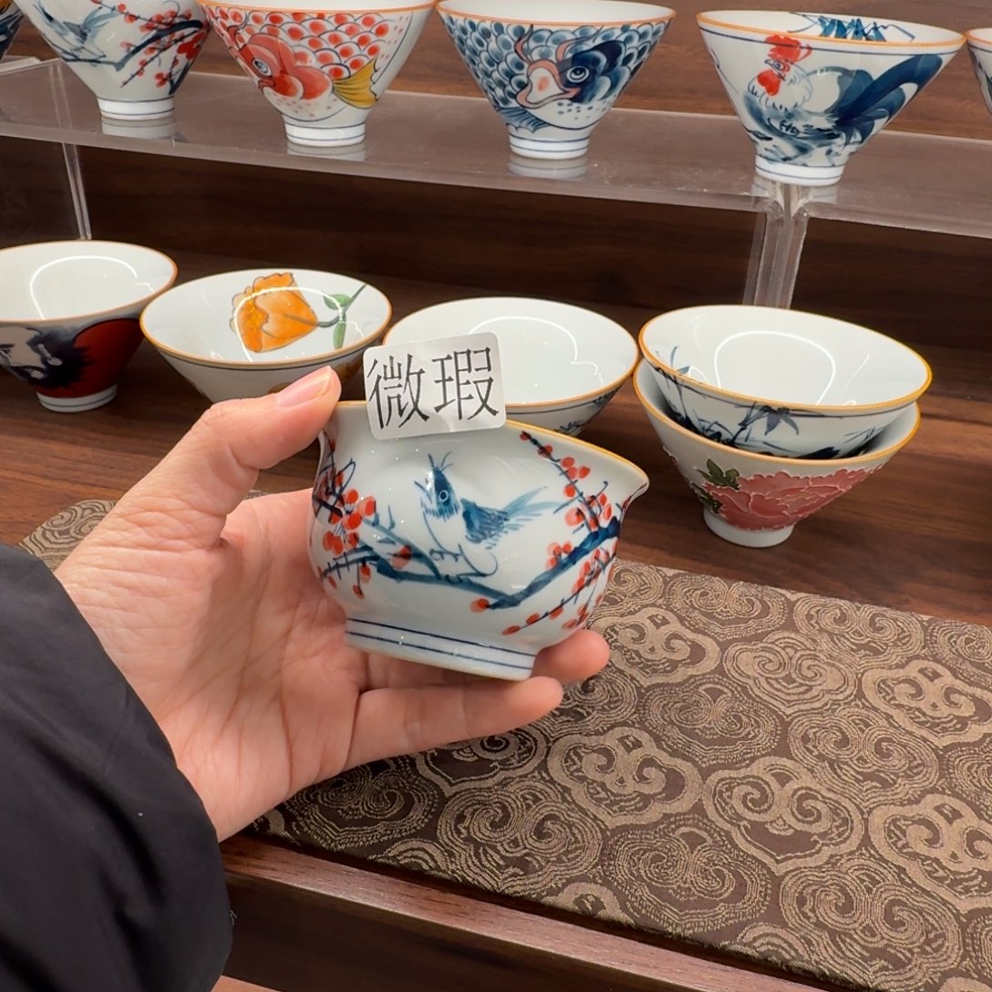 釉下彩纯手绘微瑕