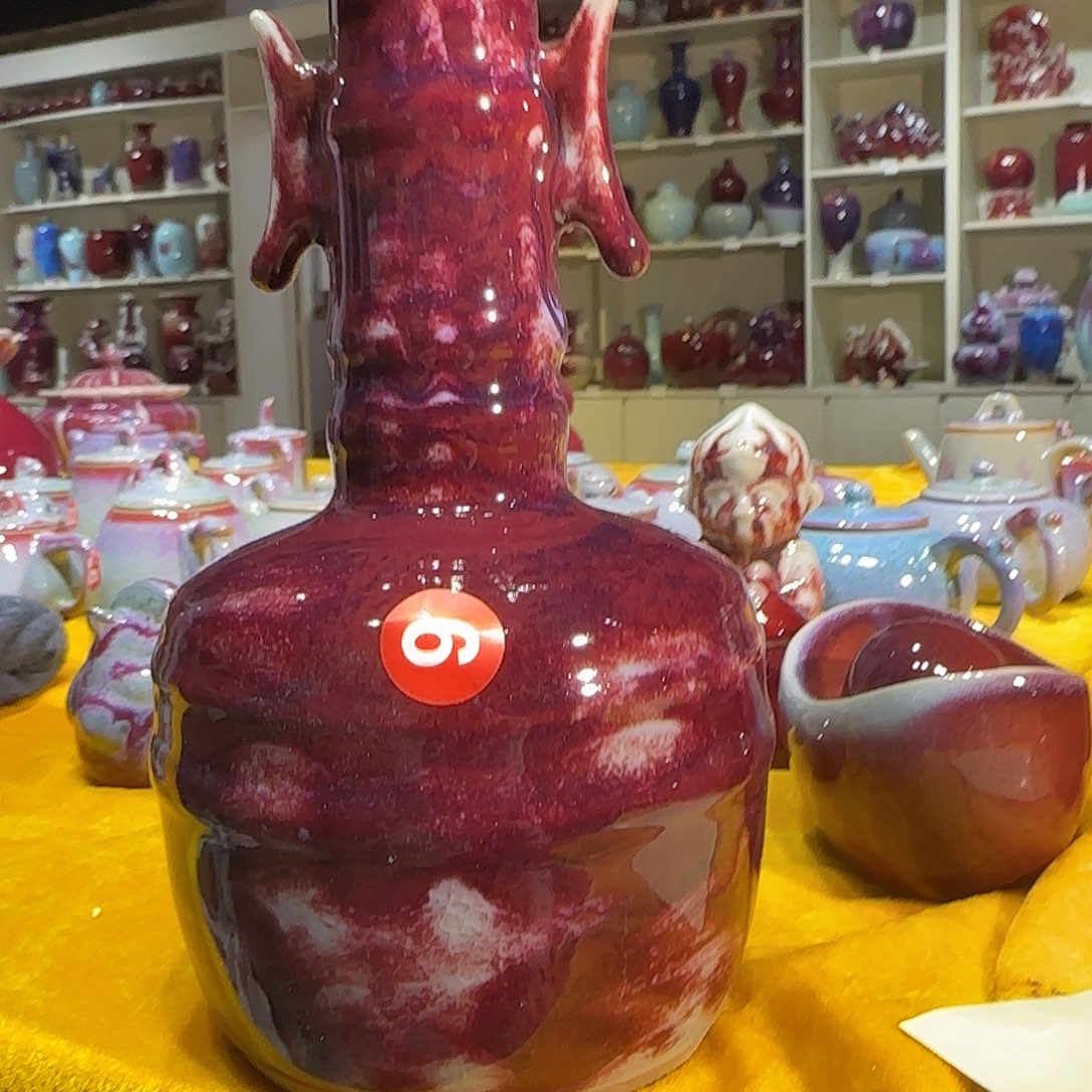 陶摆件郑家钧窑摆件