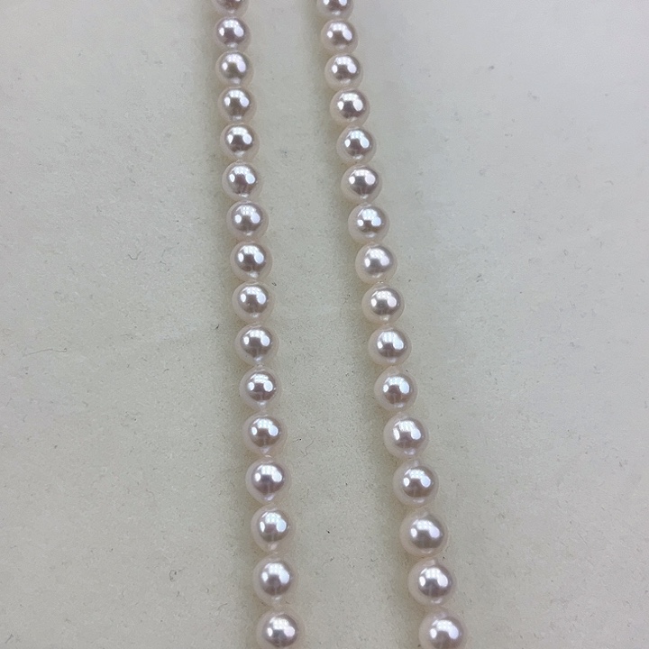 淡水珍珠颈饰银S925镶嵌卡7➕极光冷白炫彩高品