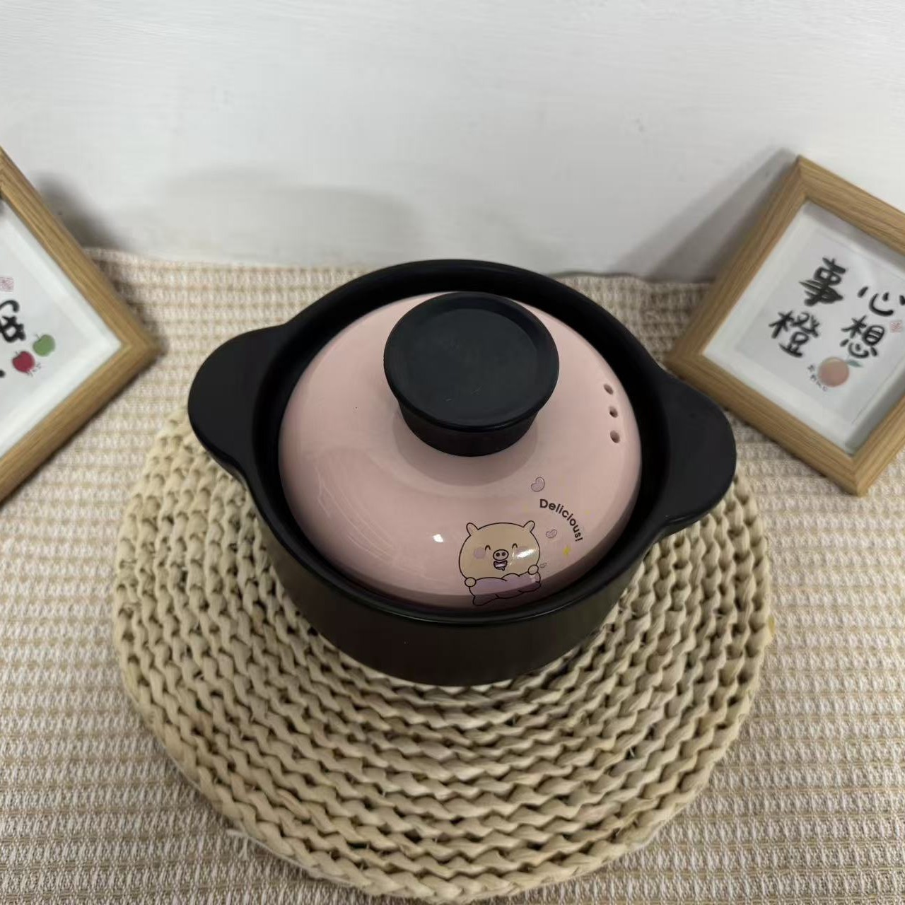 陶瓷砂锅家用耐高温燃气明火小容量炖汤锅煲仔饭