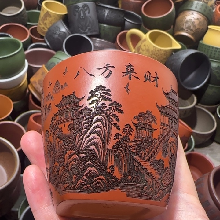 茶杯紫砂全手工紫砂