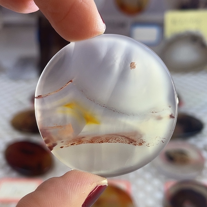 玛瑙/玉髓合金颈饰