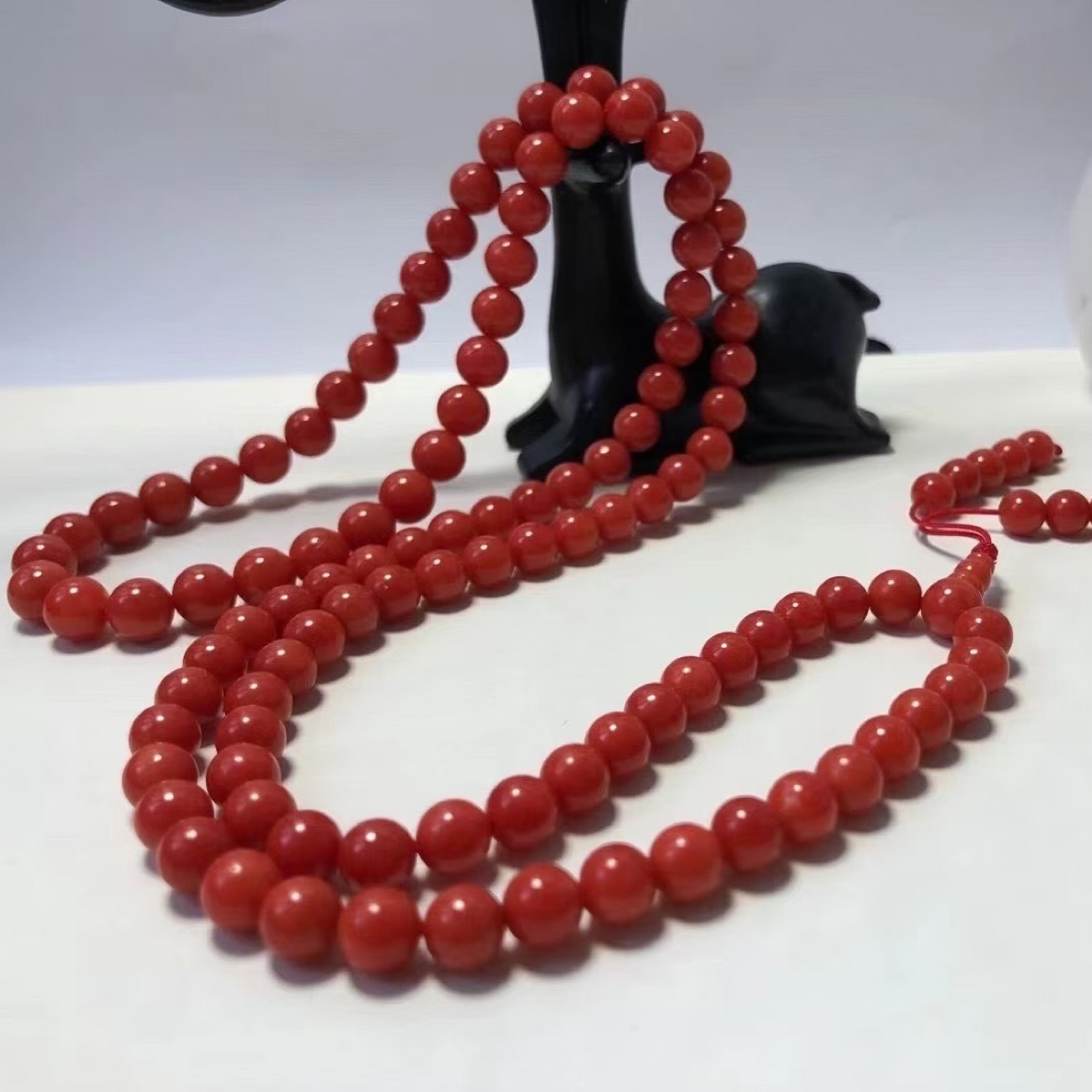 非金属布艺吊坠 大海馈赠有机宝石7mm佛串