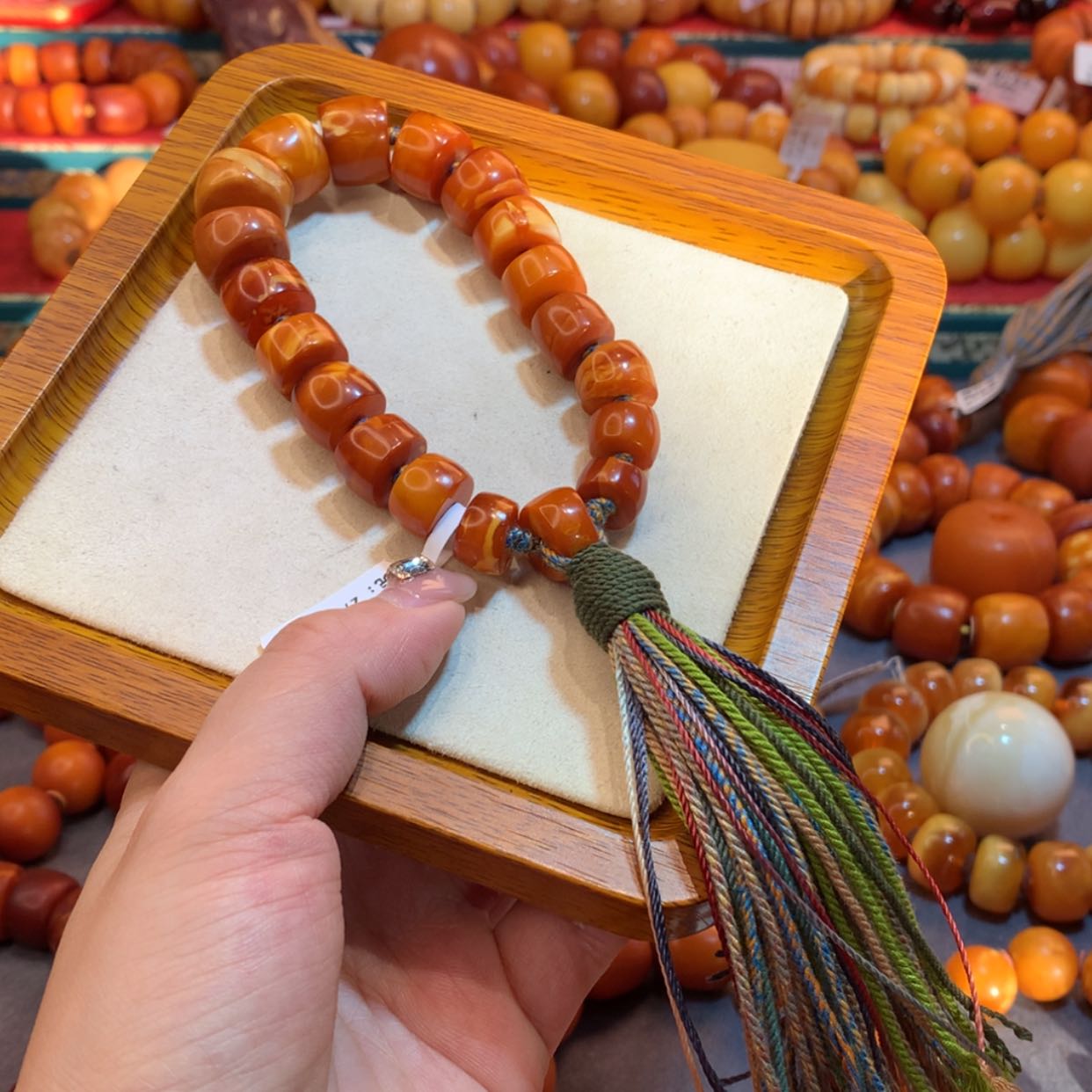 【闪购商品】蜜蜡手串未镶嵌富***人蜜蜡手串