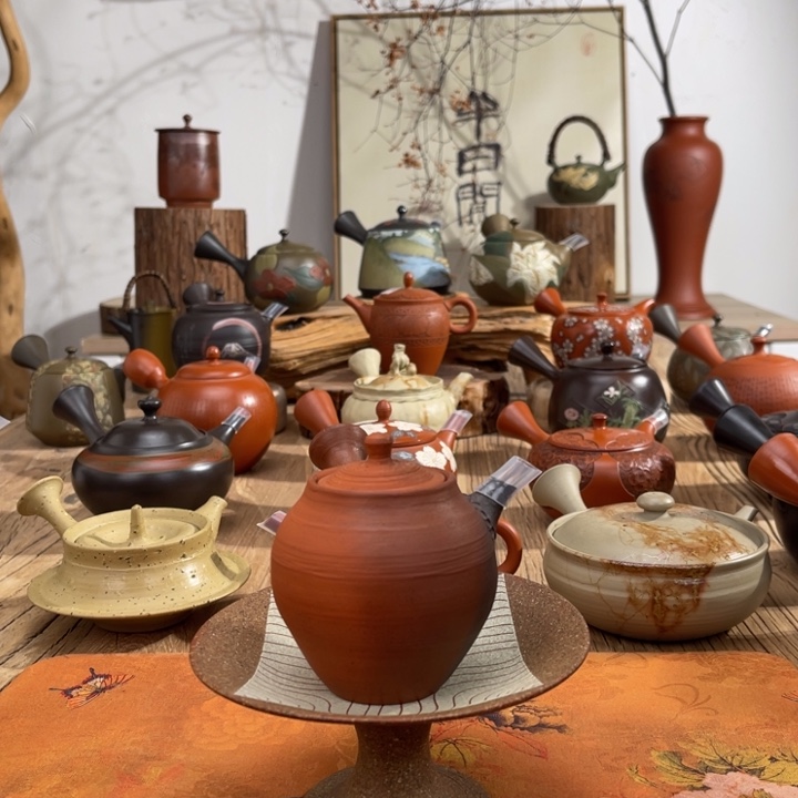 天**帅常滑秀山手作茶壶