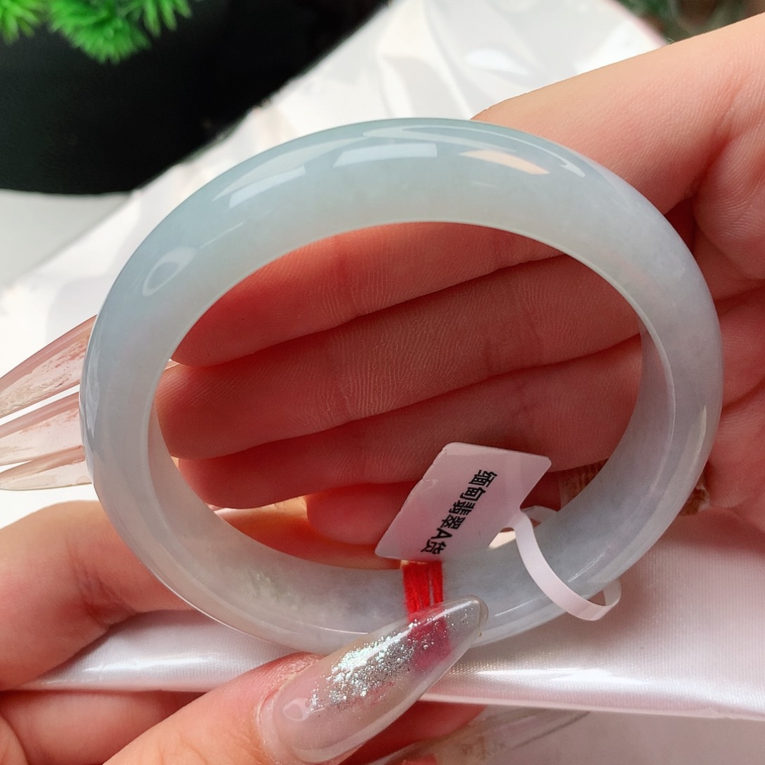 未镶嵌手镯翡翠正圈58