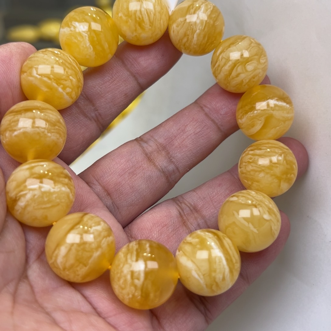 【闪购商品】未镶嵌琥珀裸石和**同18加42.9克同料