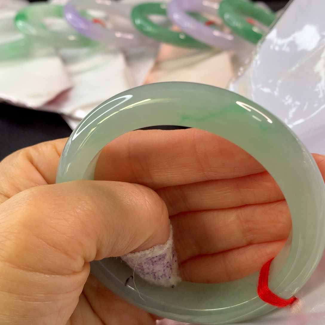 翡翠未镶嵌手镯翡翠手镯58