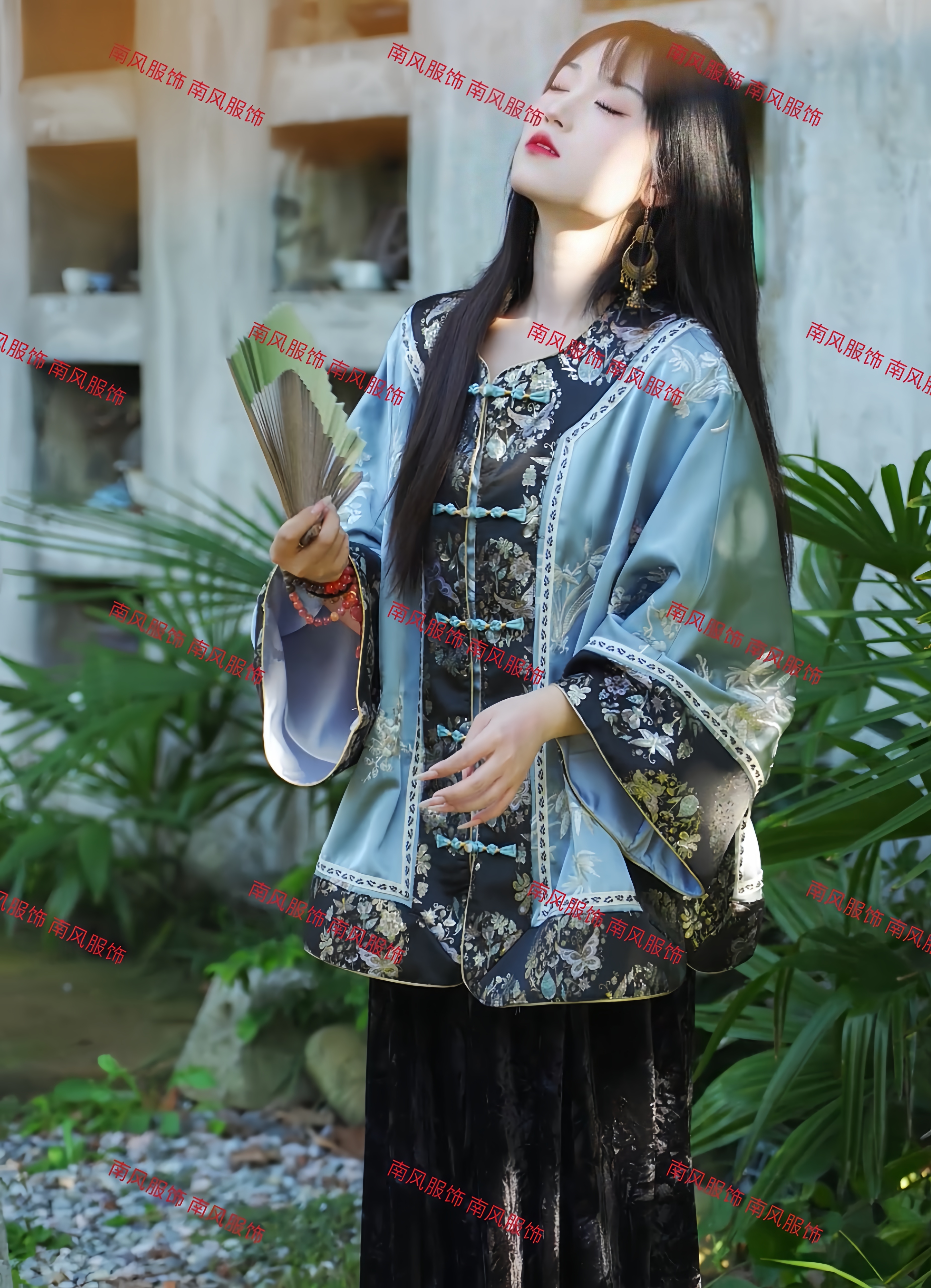 【金陵梦】新中式新款宽松禅意上衣复古提花新中式