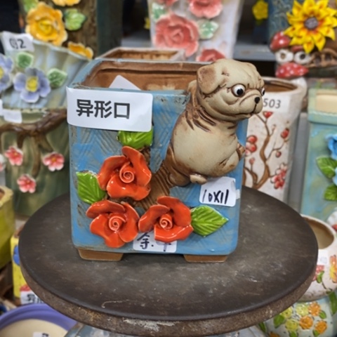 【闪购商品】红陶粗陶材质多肉花盆