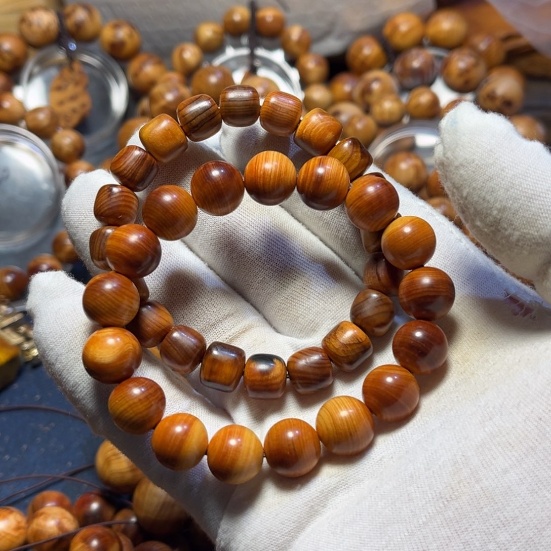 以***志手串/手链柏木（崖柏）