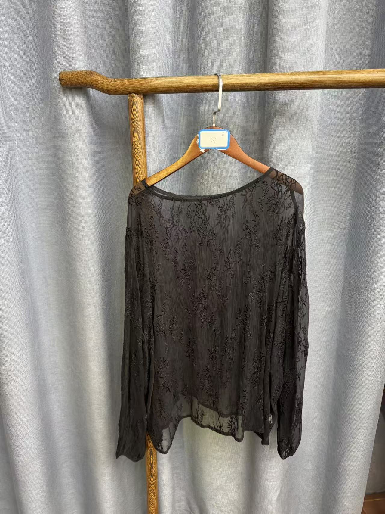 （瑕疵）夏季新款时尚休闲百搭桑蚕丝防晒罩衫上衣女Y909