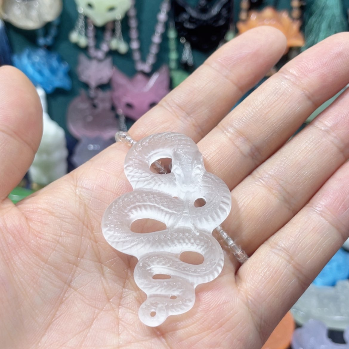【闪购商品】未镶嵌岫玉颈饰Ş****37项链