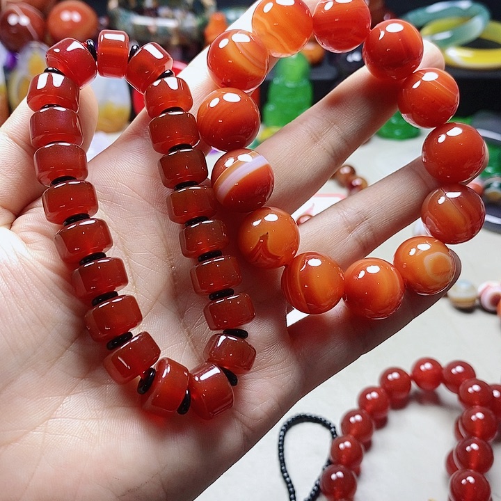 未镶嵌吊坠(不含链)玛瑙/玉髓开**心