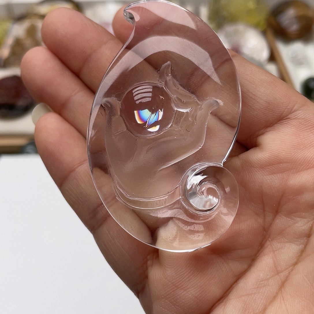 水晶颈饰未镶嵌好**连定制