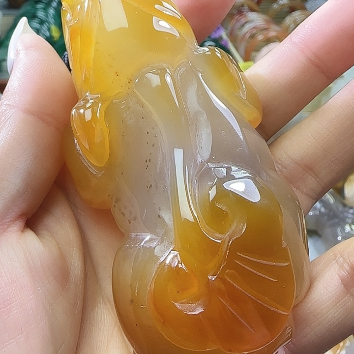 玛瑙/玉髓合金手把他