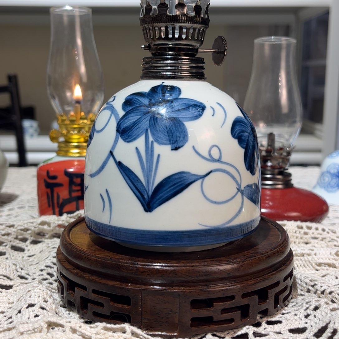 摆件景德镇陶瓷香薰灯