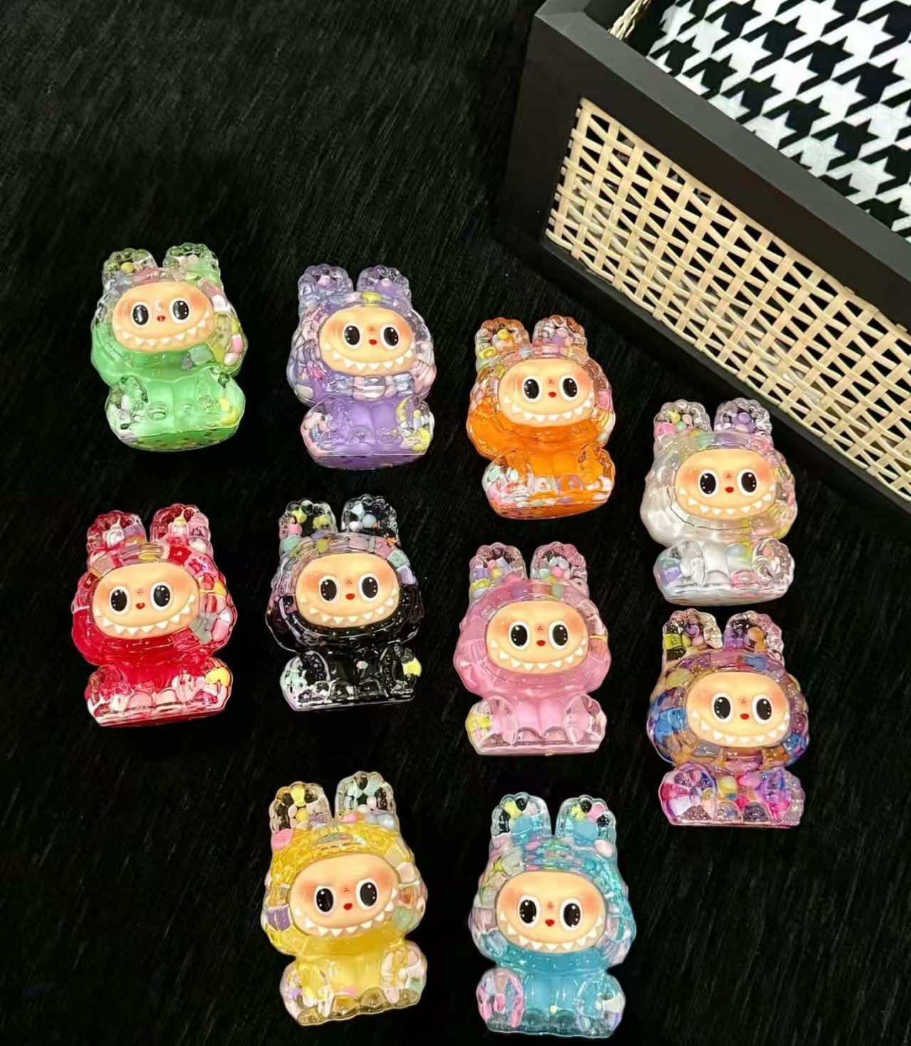 【直播拆】香味夜光流沙创意手工桌面摆件拉布布