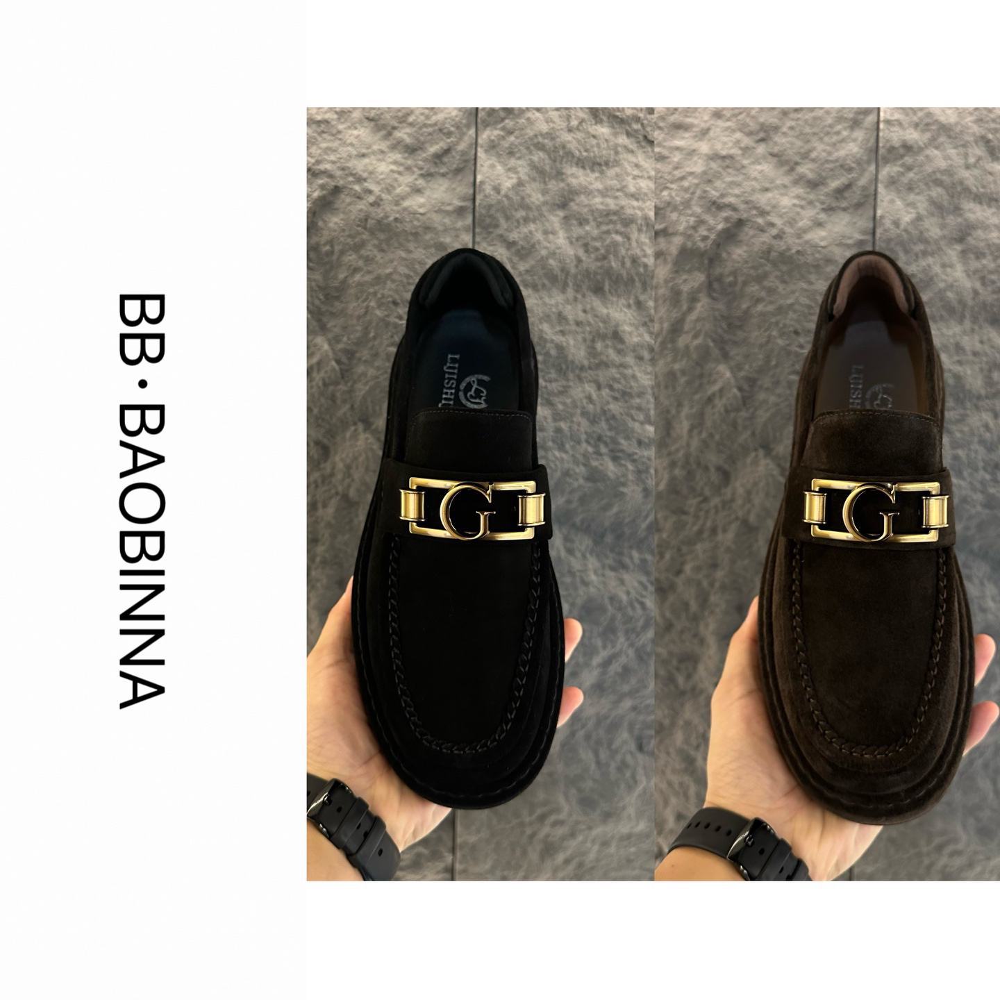春夏新款｜男士经典百搭舒适一脚蹬休闲磨砂皮鞋79956