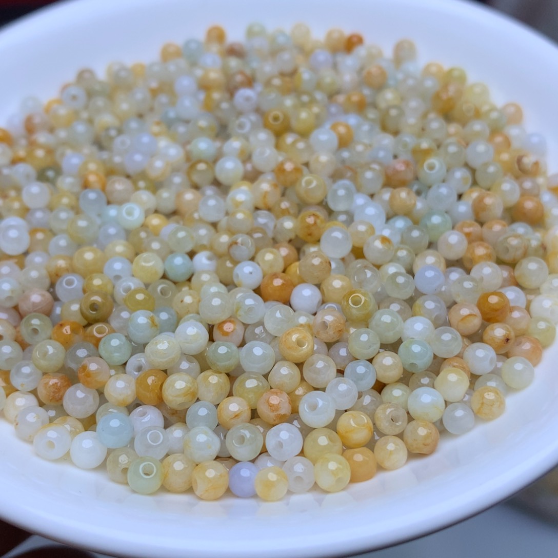 【闪购商品】未镶嵌手链翡翠卡3.5冰黄200个