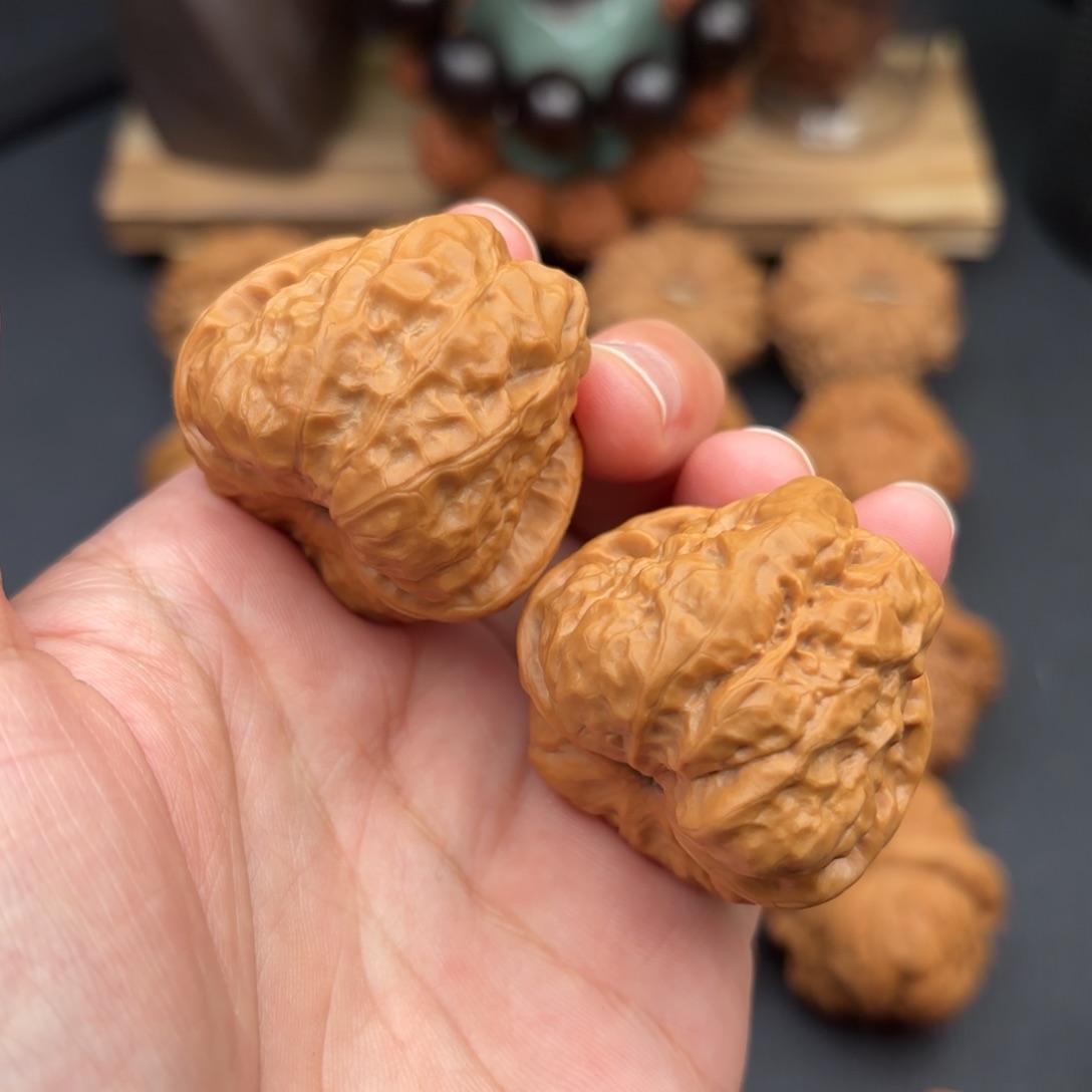 文玩核桃把件健美蛙39