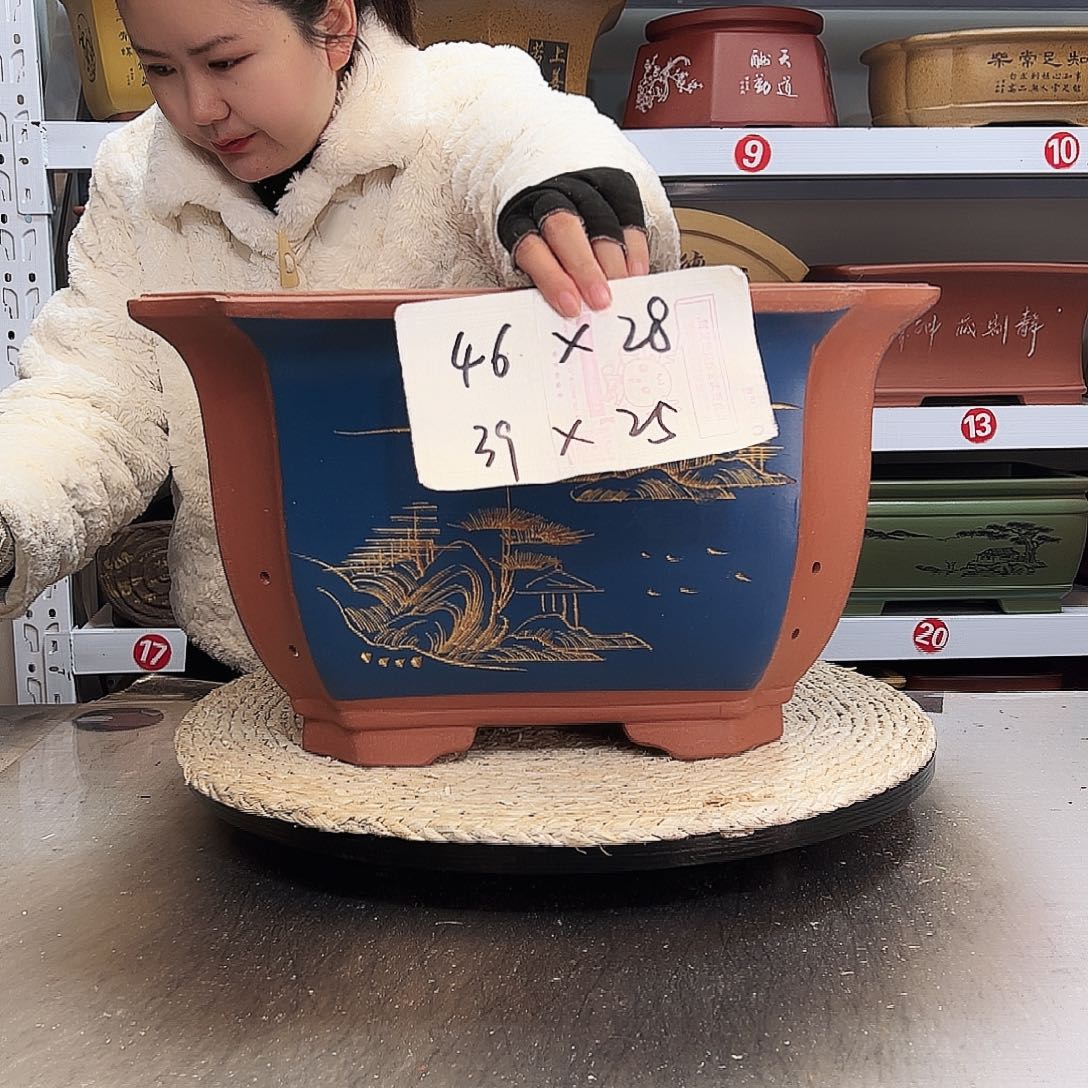 紫砂花盆紫砂花盆