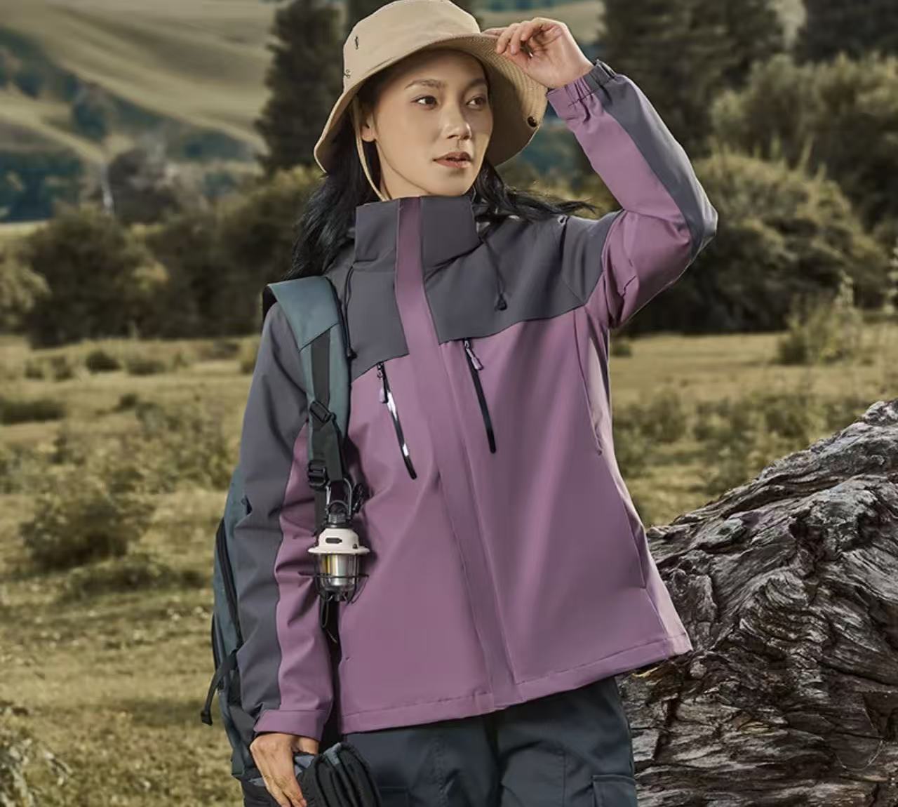 女款内胆可拆卸三合一冲锋衣户外登山御寒保暖防水防风外套