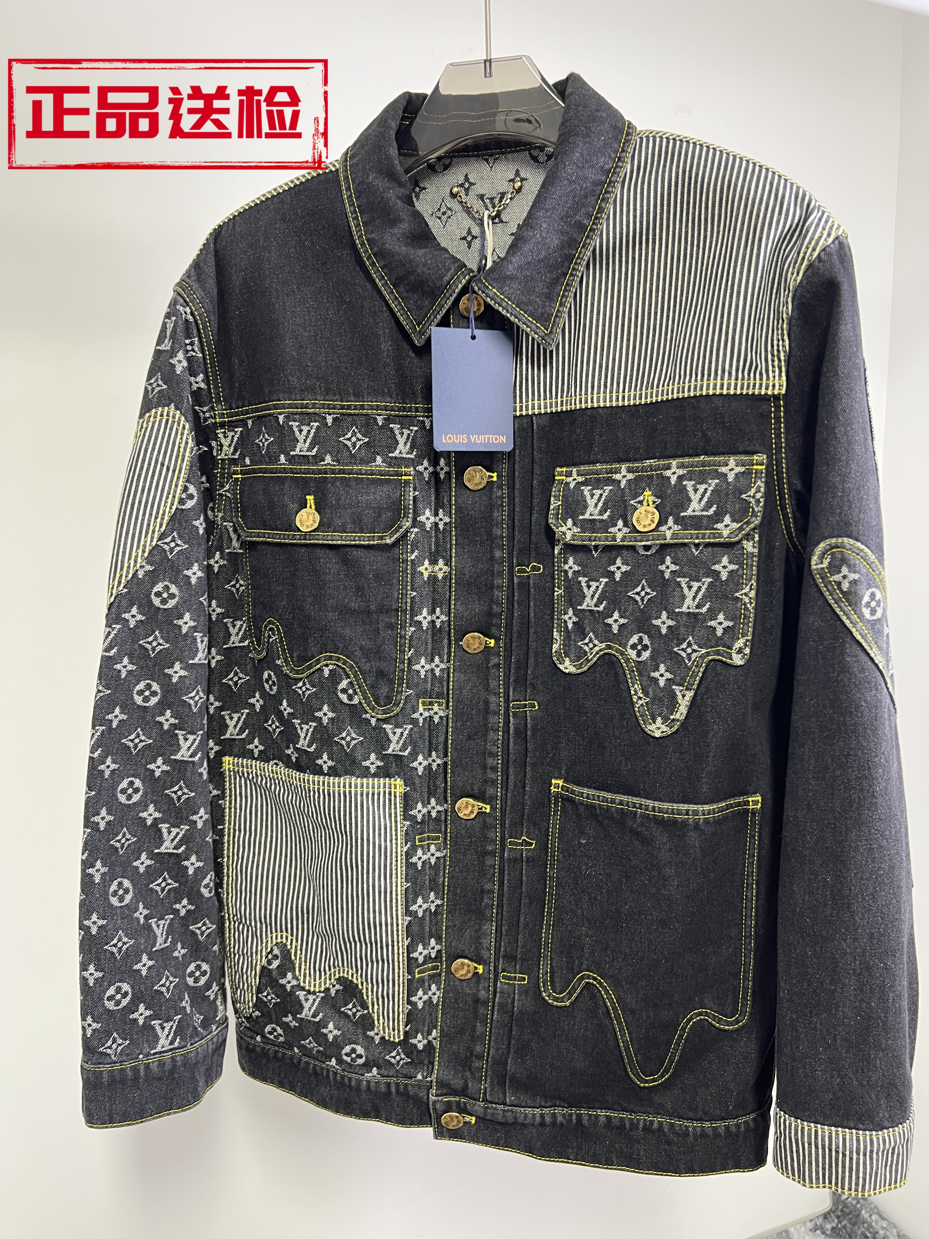 未使用 LouisVuitton/路易威登 NIGO联名满印牛仔外套 50/258213