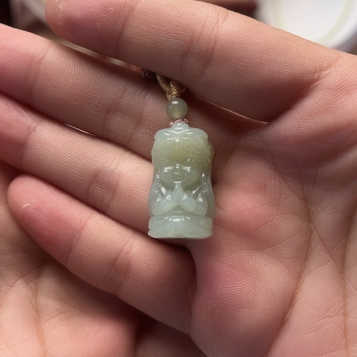 颈饰未镶嵌和田玉扎基拉姆